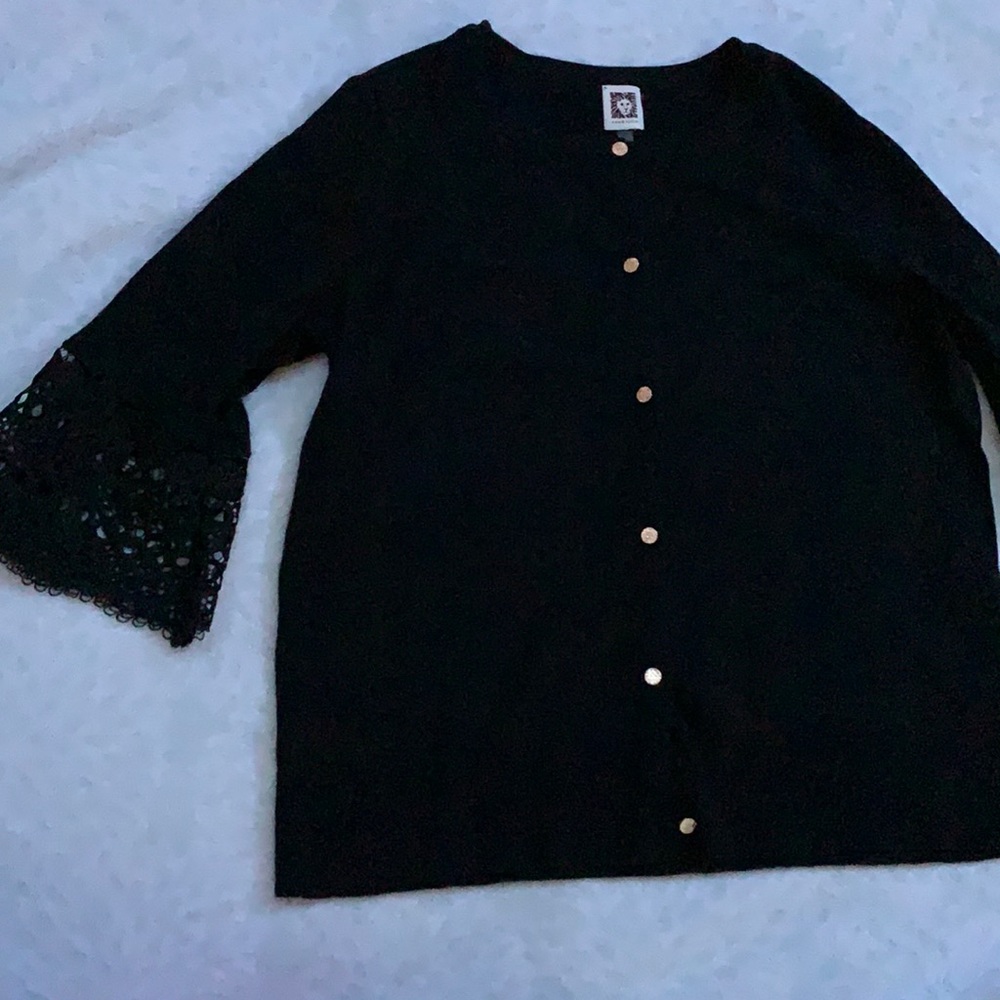 Anne Klein 3/4 sleeve cardigan